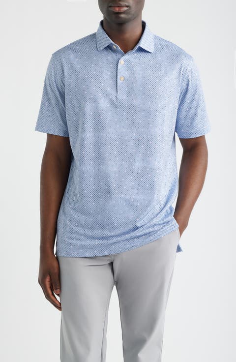 Barrier Microprint Performance Jersey Polo