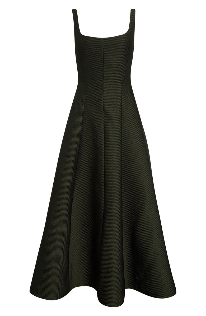 Lela Rose Fit & Flare Midi Dress, Alternate, color, 