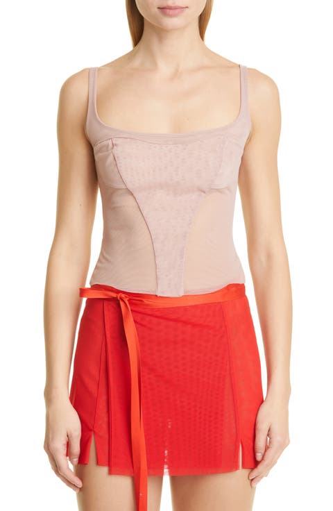 Crop Mesh Tank (Nordstrom Exclusive)