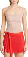 Kathryn Bowen Crop Mesh Tank