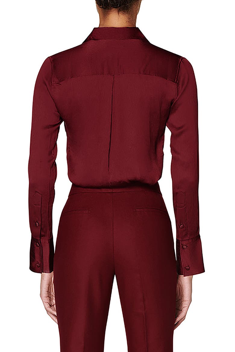 Alec Blouse, Alternate, color, BURGUNDY