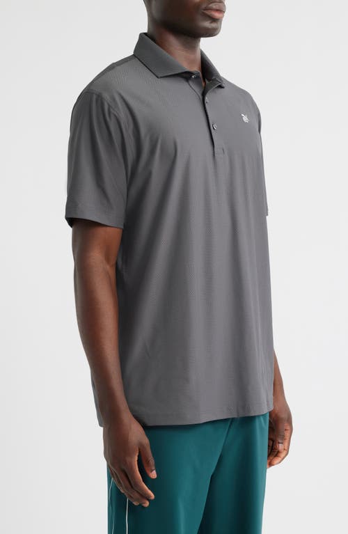 Puma Golf X Reigning Champ Mattr Jacquard Polo In Gray