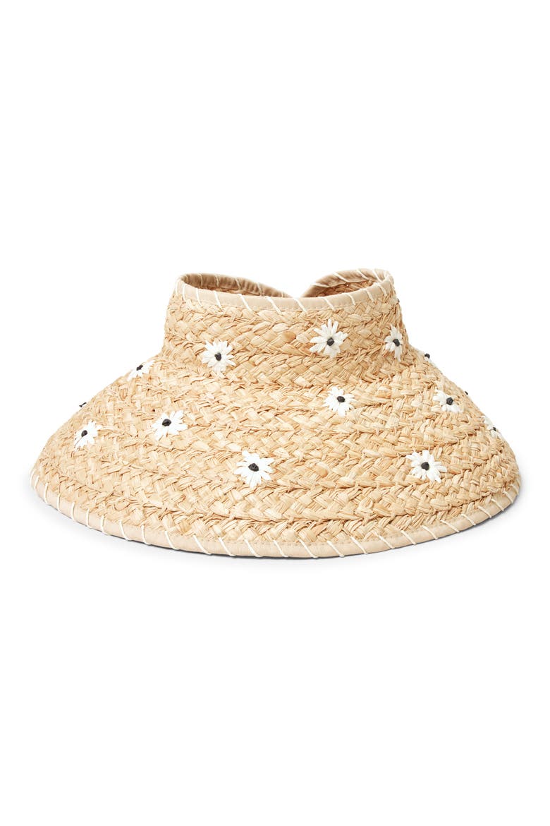 Abbey Packable Sun Visor, Main, color, NATURAL