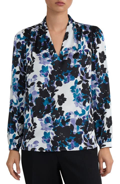 Pleated Shoulder Top