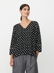 Masai Copenhagen Beniko V-Neck Printed Blouse