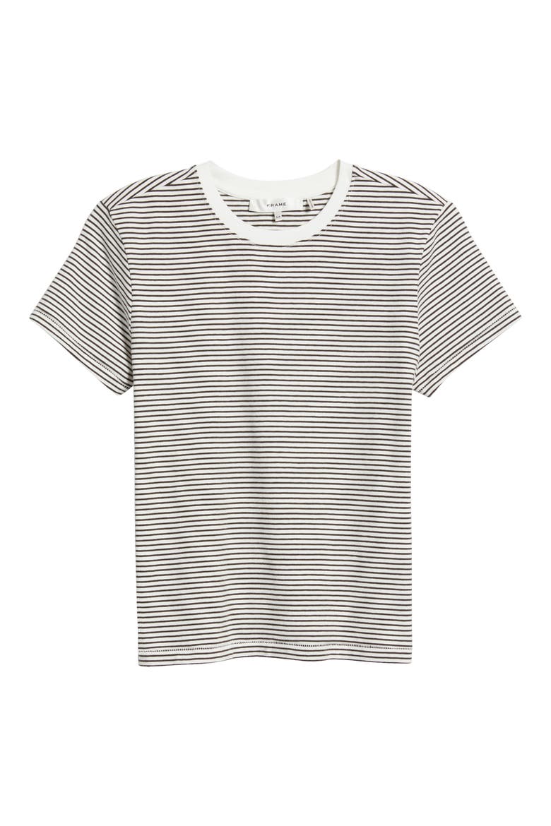The Striped T-Shirt, Alternate, color, CREAM MULTI