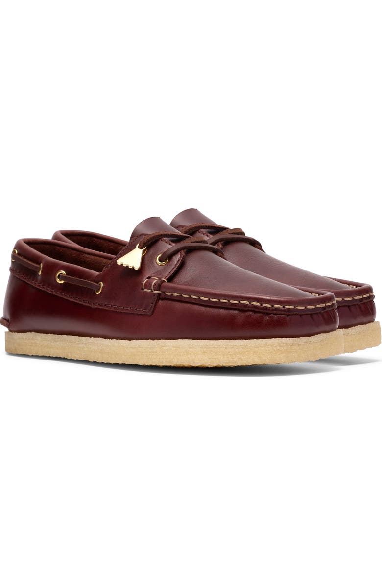 Clarks<sup>®</sup> Originals Godney Boat Moc Toe Loafer, Alternate, color, British Tan Leather