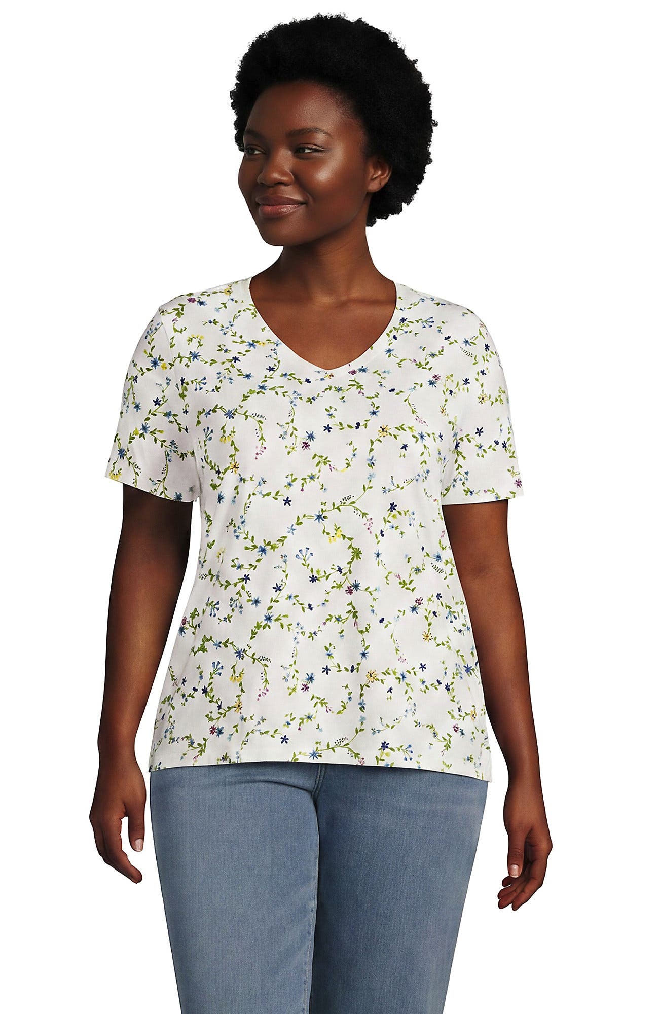 Ivory Multi Floral Vine