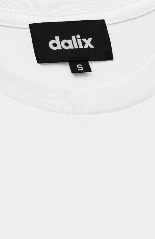 Dalix Womens Lil Peach Lightweight Everyday Tee In White