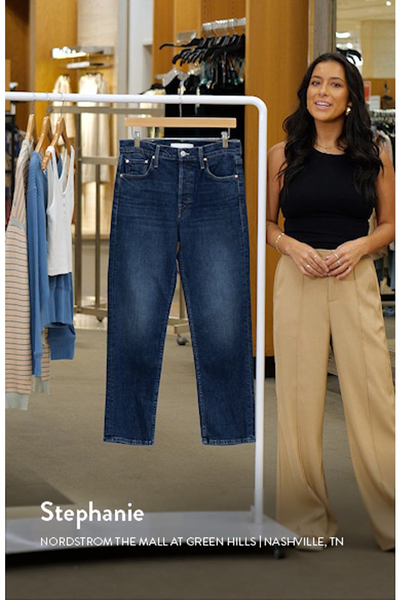 The Tomcat High Waist Straight Leg Ankle Jeans video