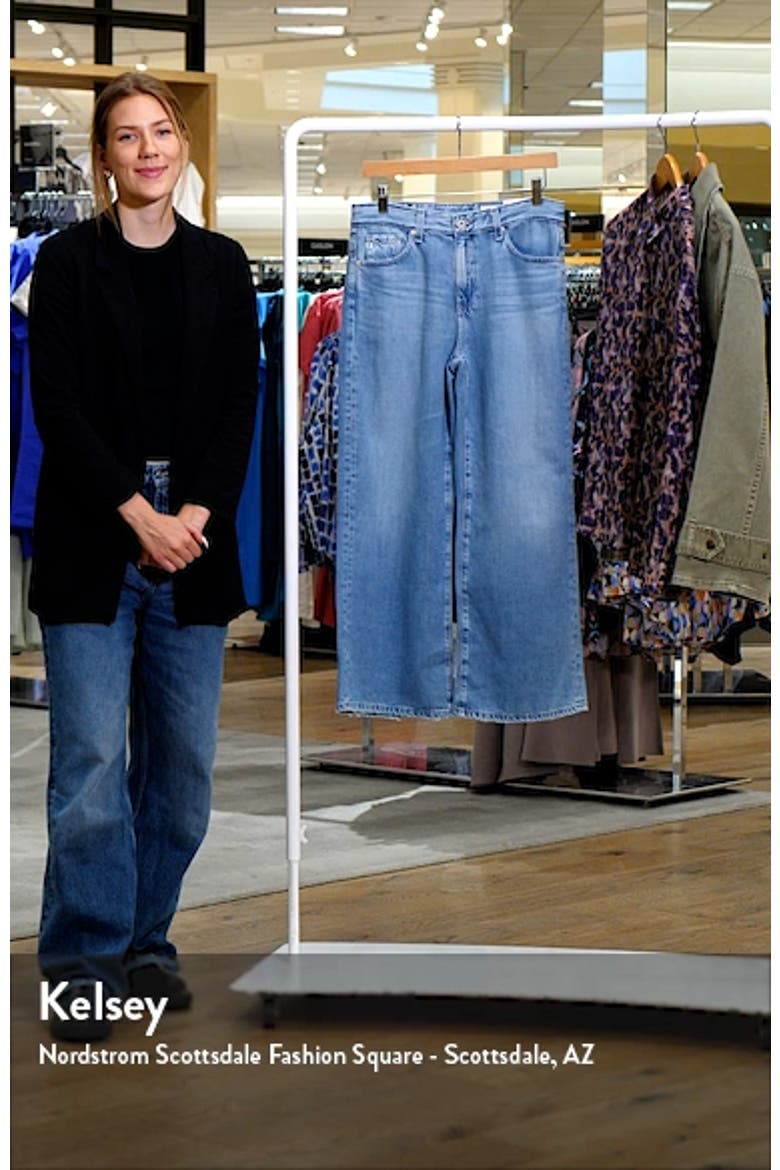 Saige High Waist Ankle Wide Leg Jeans video