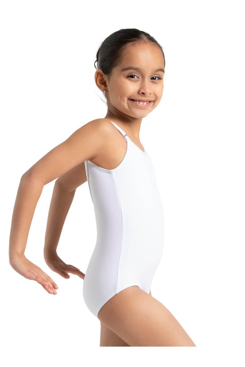 Team Basics Camisole Leotard w/ Adjustable Straps, Alternate, color, White