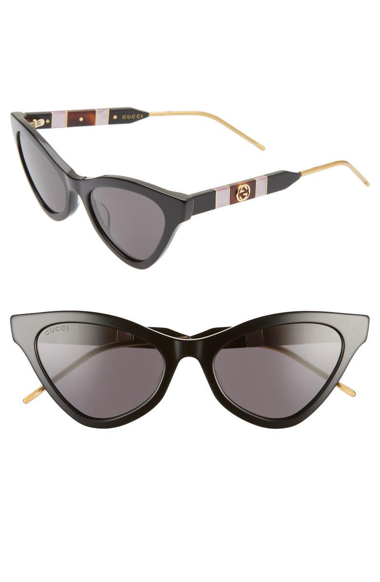 Gucci 55mm Cat Eye Sunglasses, Main, color,