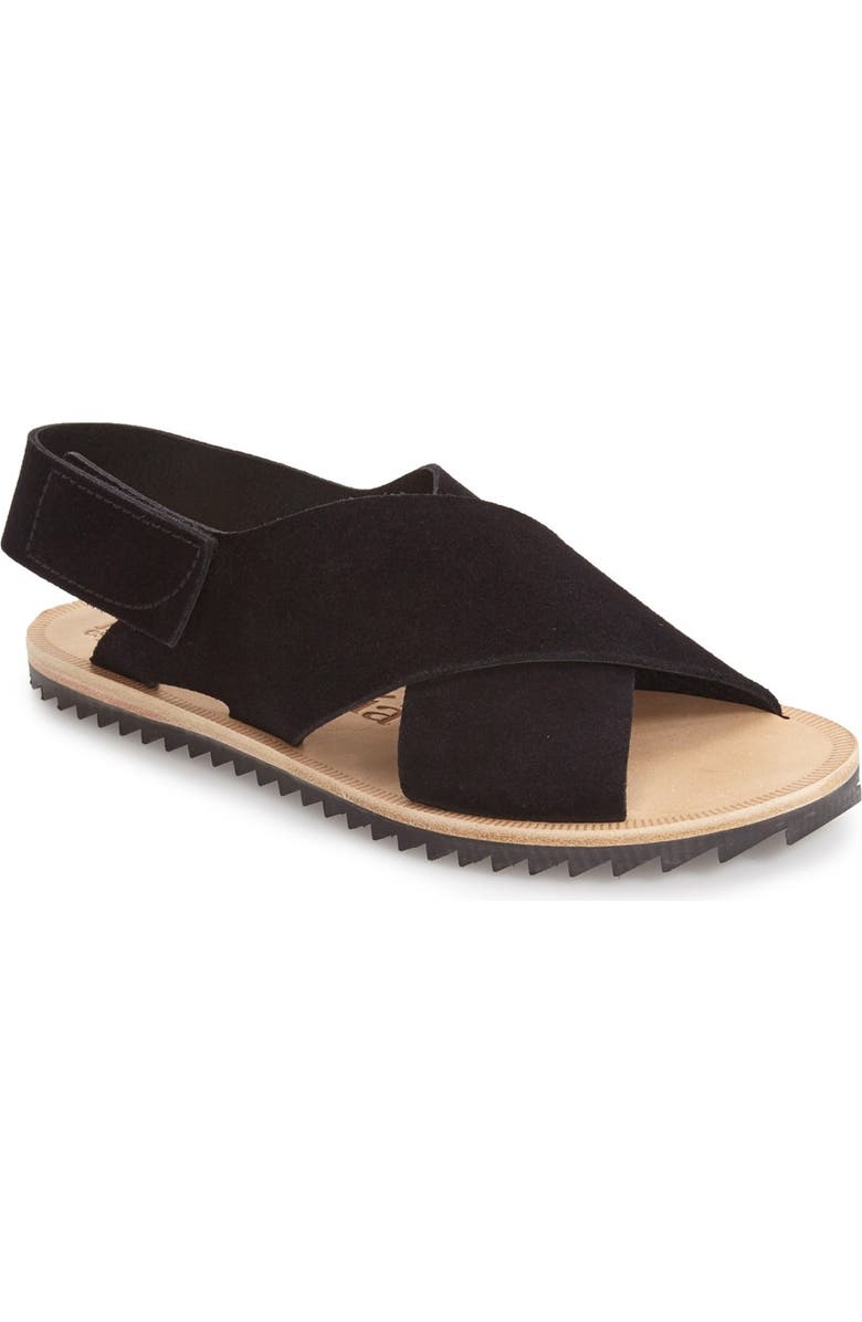 Pedro Garcia Raven Crisscross Slingback Sandal, Main, color,
