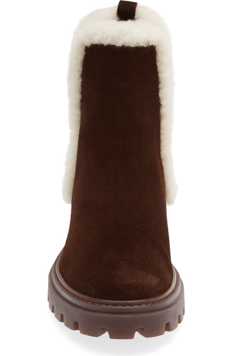 Tod's Gomma Genuine Shearling Lined Chelsea Boot, Alternate, color,