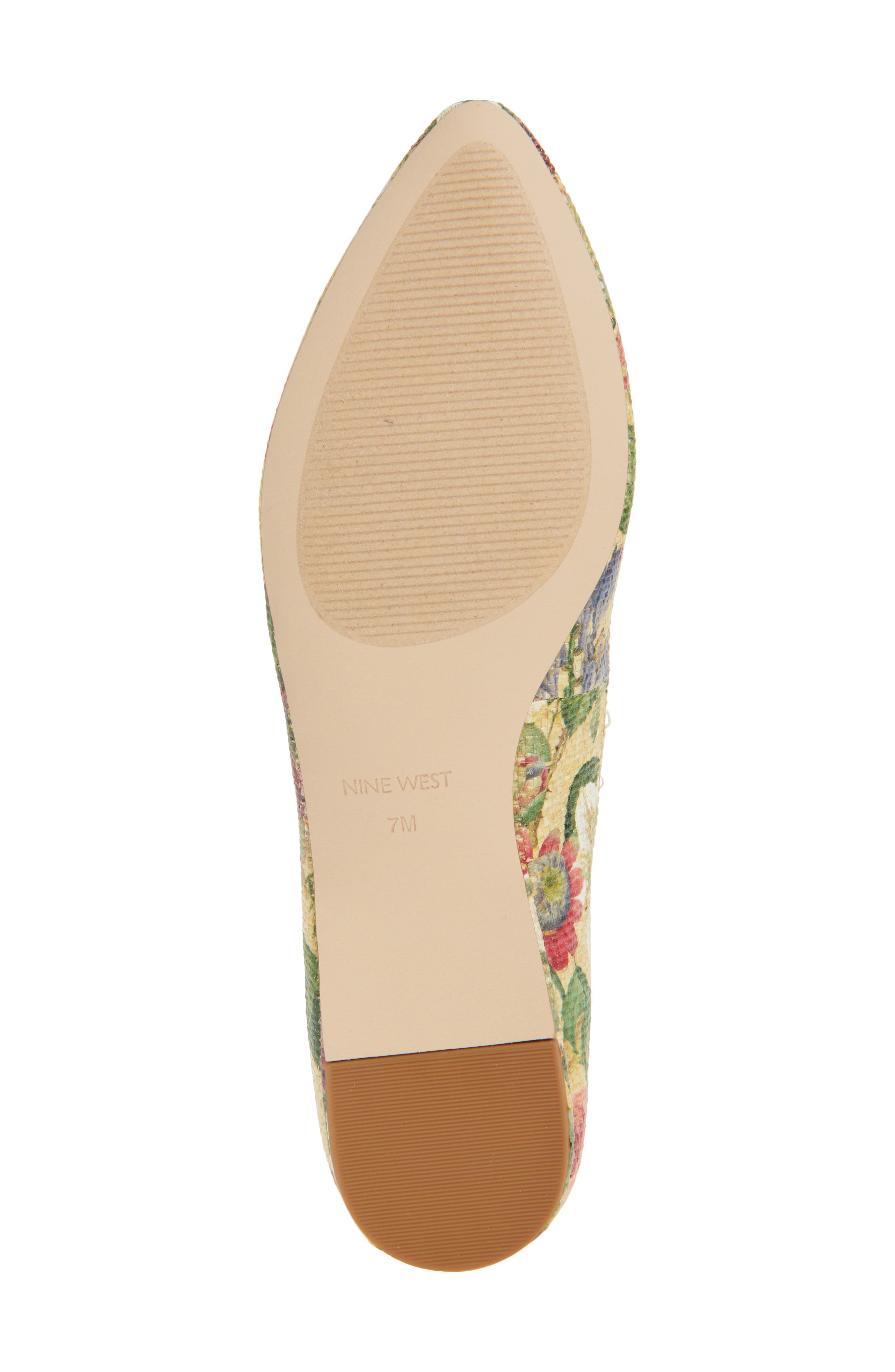 Nine West 'Speakup' Flat, Alternate, color, Light Natural