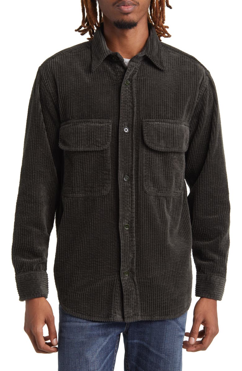 NN07 Folmer 1725 Cotton Corduroy Button-Up Shirt Jacket, Alternate, color, 