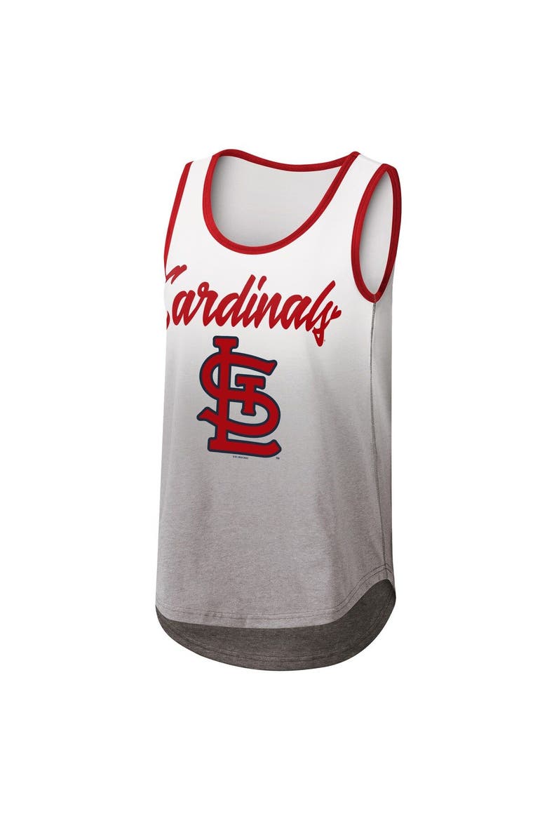Women's G-III 4Her by Carl Banks White St. Louis Cardinals Logo Opening Day Tank Top, Alternate, color, White