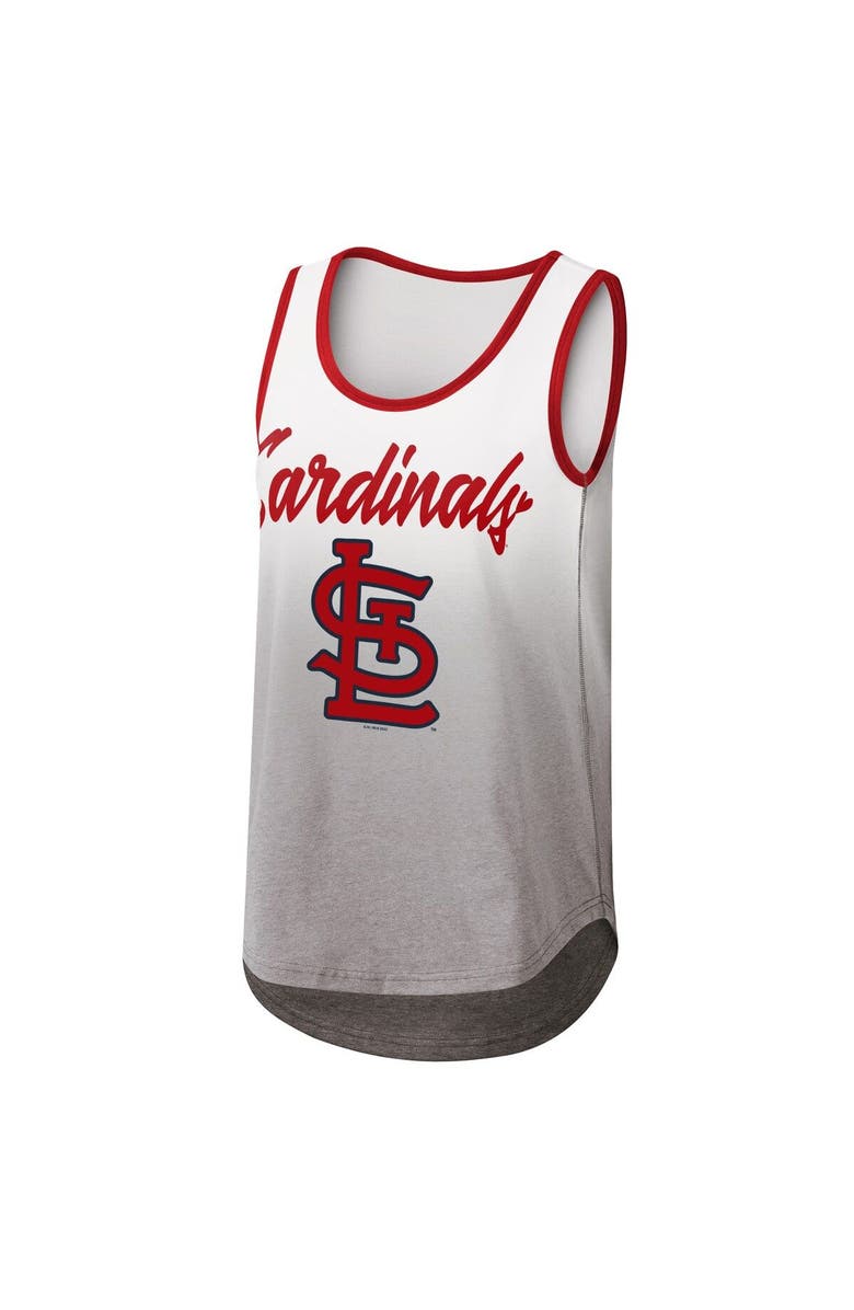 G-III 4HER BY CARL BANKS Women's G-III 4Her by Carl Banks White St. Louis Cardinals Logo Opening Day Tank Top, Alternate, color, White