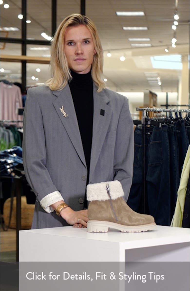 Dixie City Dry<sup>™</sup> Genuine Shearling Trim Boot, sales video thumbnail