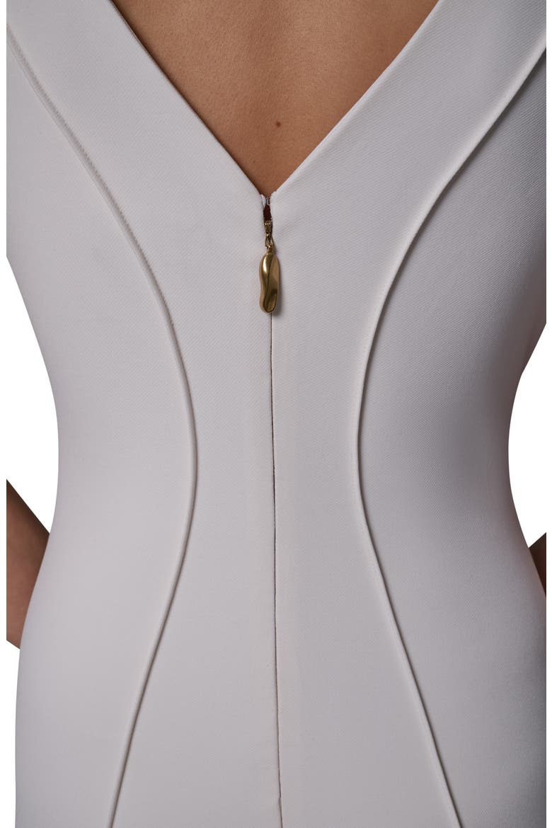 Sleeveless A-Line Cocktail Dress, Alternate, color, IVORY