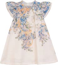 The Umbrella Academy Floral Lace Trim Ruffle Neck Dress