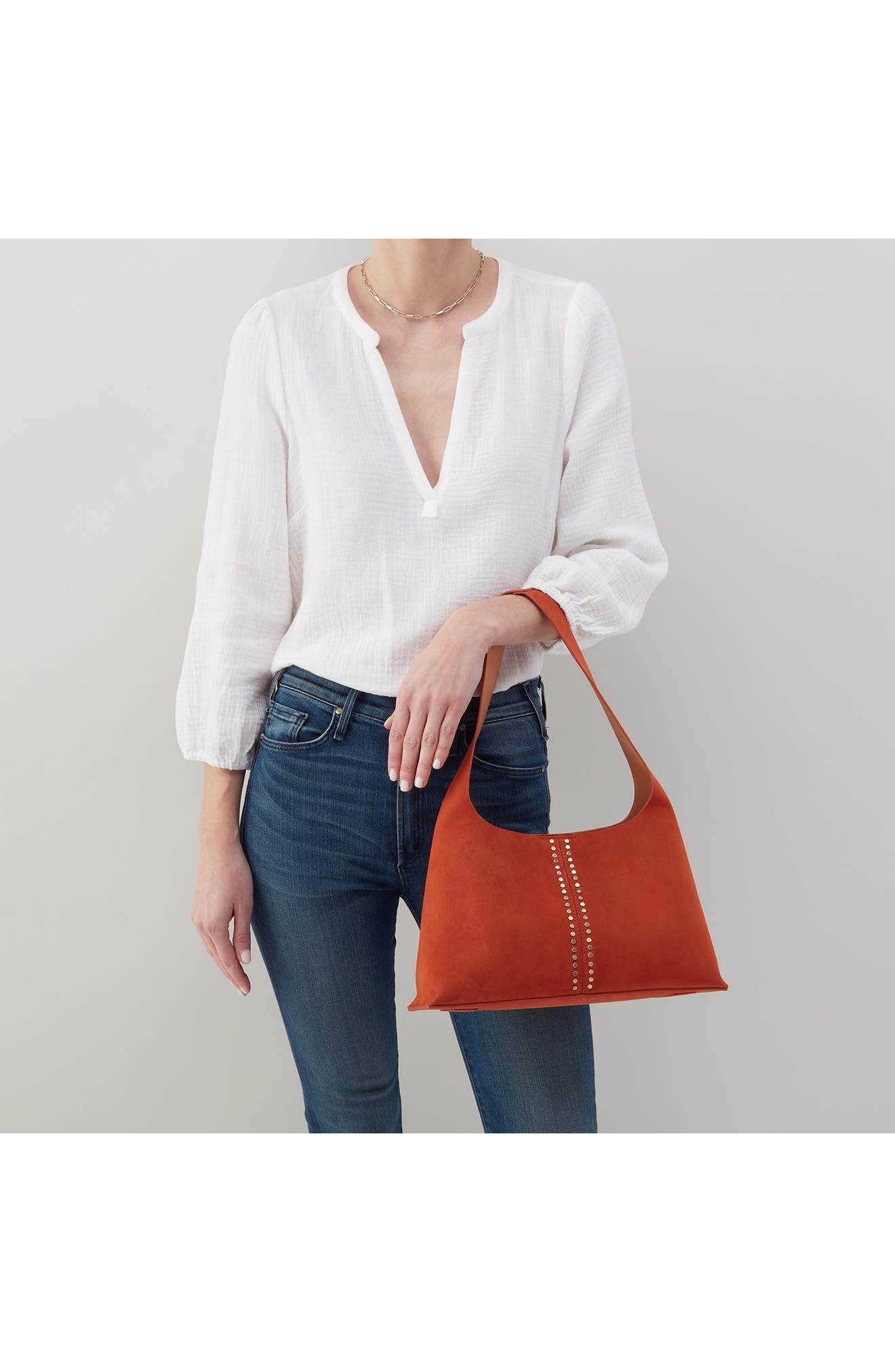 HOBO Joni Leather Shoulder Bag, Alternate, color, 