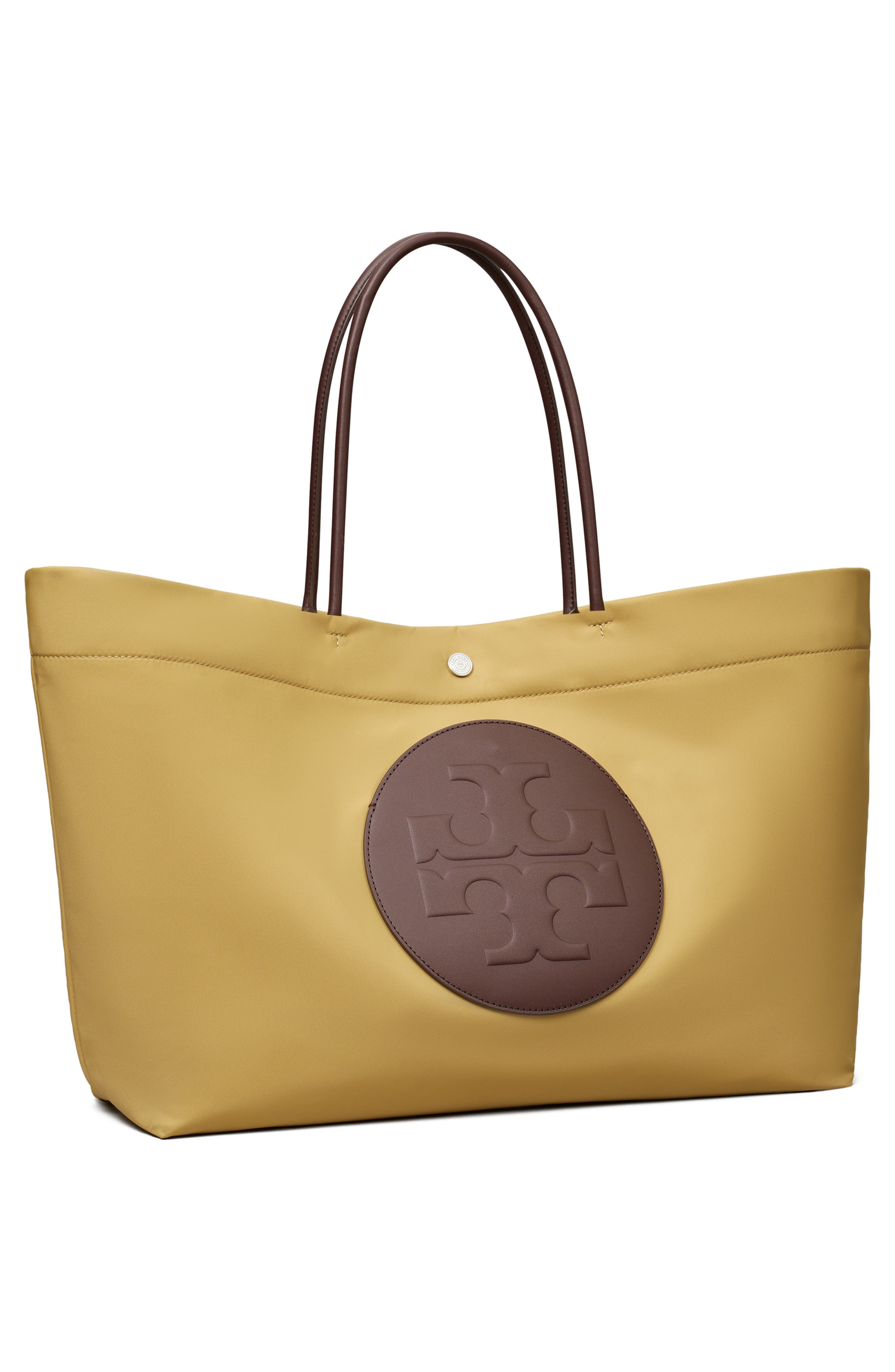 Tory Burch Ella Twist Tote, Alternate, color, Wheat