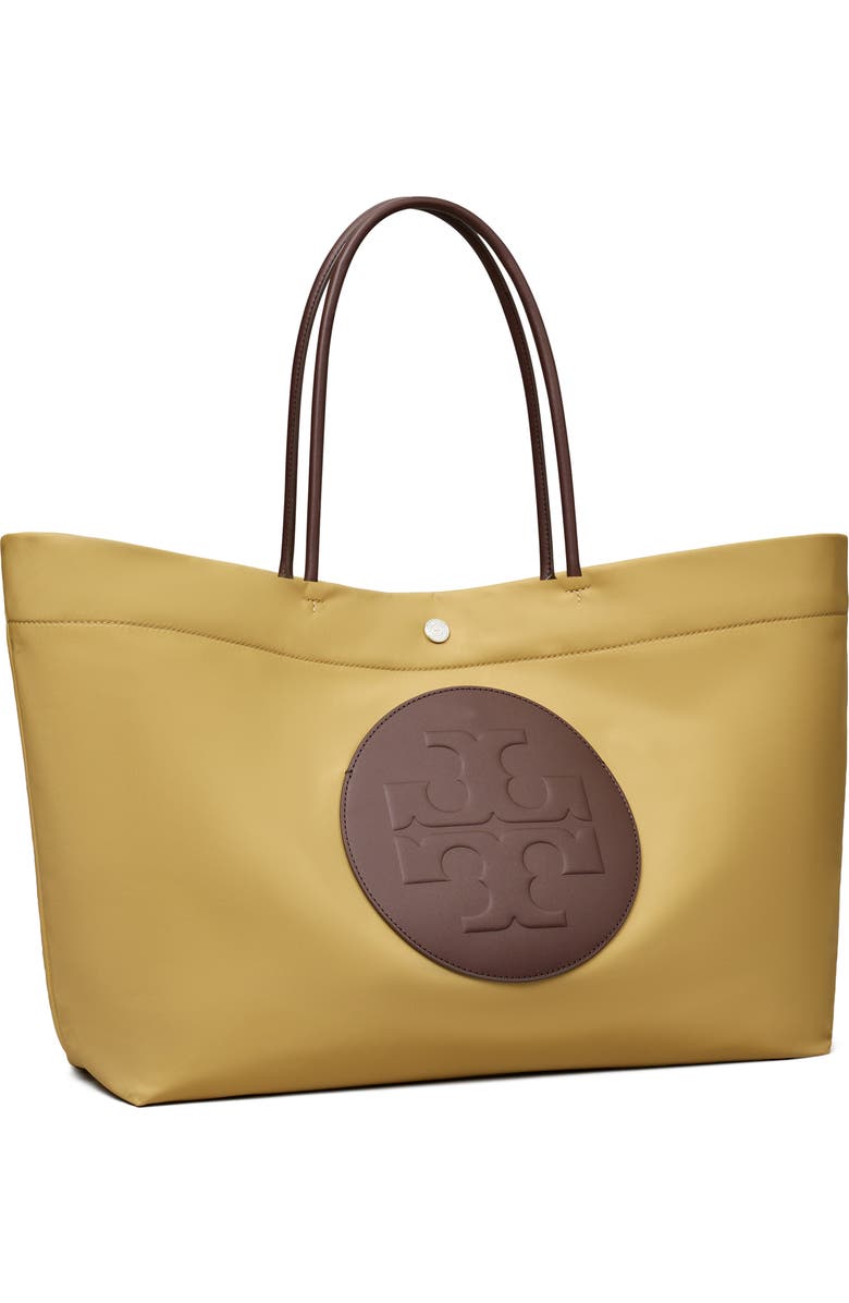 Tory Burch Ella Twist Tote, Alternate, color, Wheat