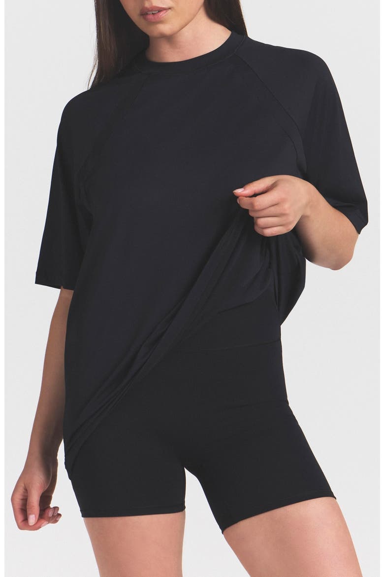 Airy Oversize T-Shirt, Main, color, NSKM OBSIDIAN