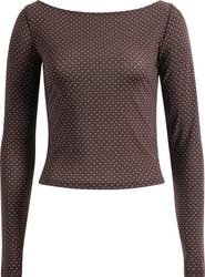 Reformation Wiley Ballet Neck Top