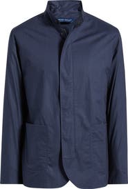 Peter Millar Crown Crafted Mayfair Cotton Zip Blazer