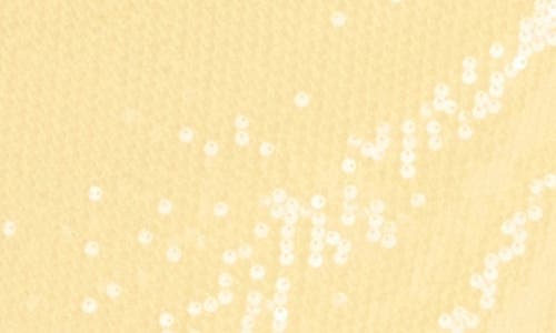 Endless Rose Rose Sequin Halter Maxi Dress In Yellow