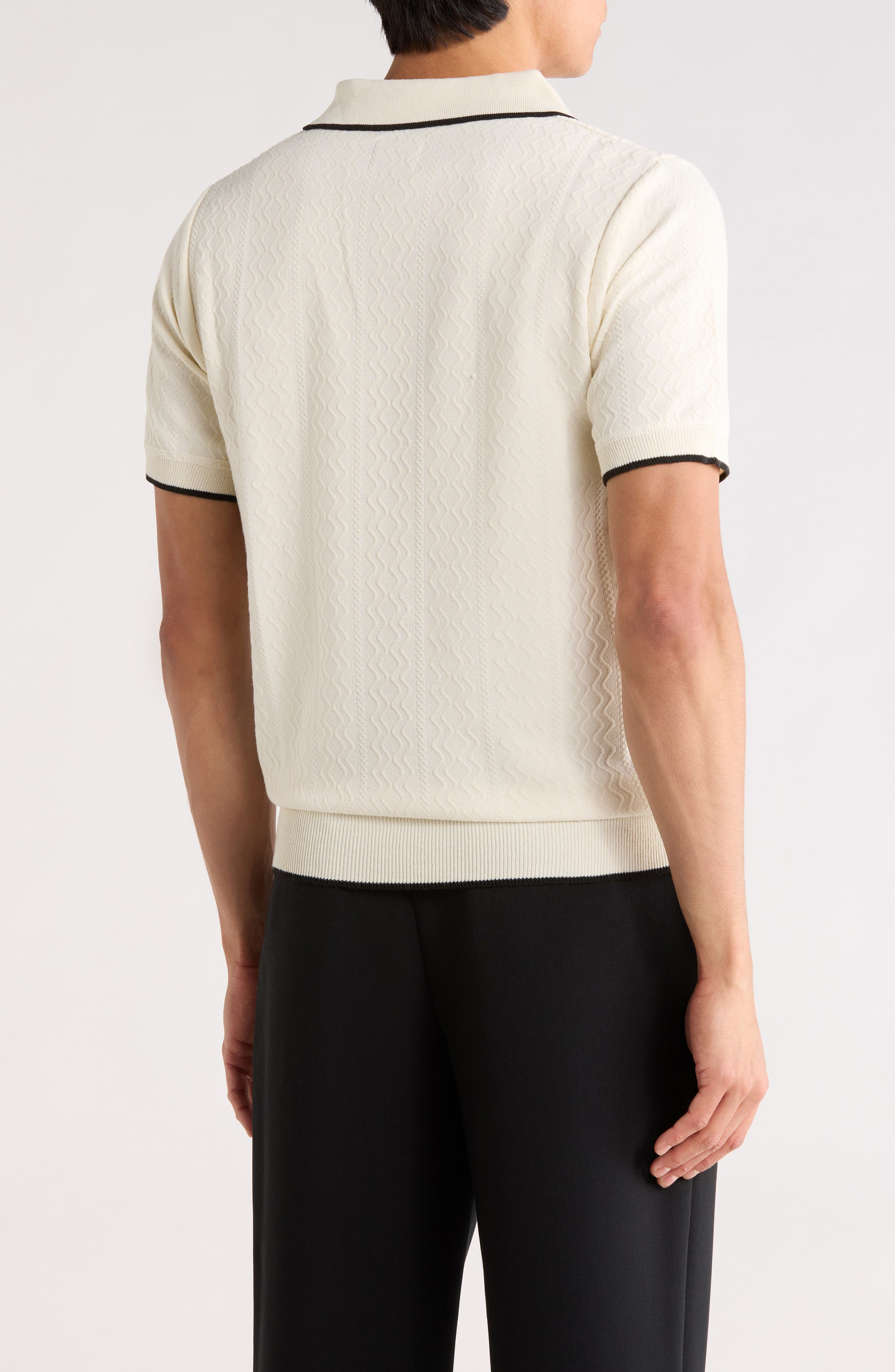 Johnny Collar Knit Polo Sweater - image 4