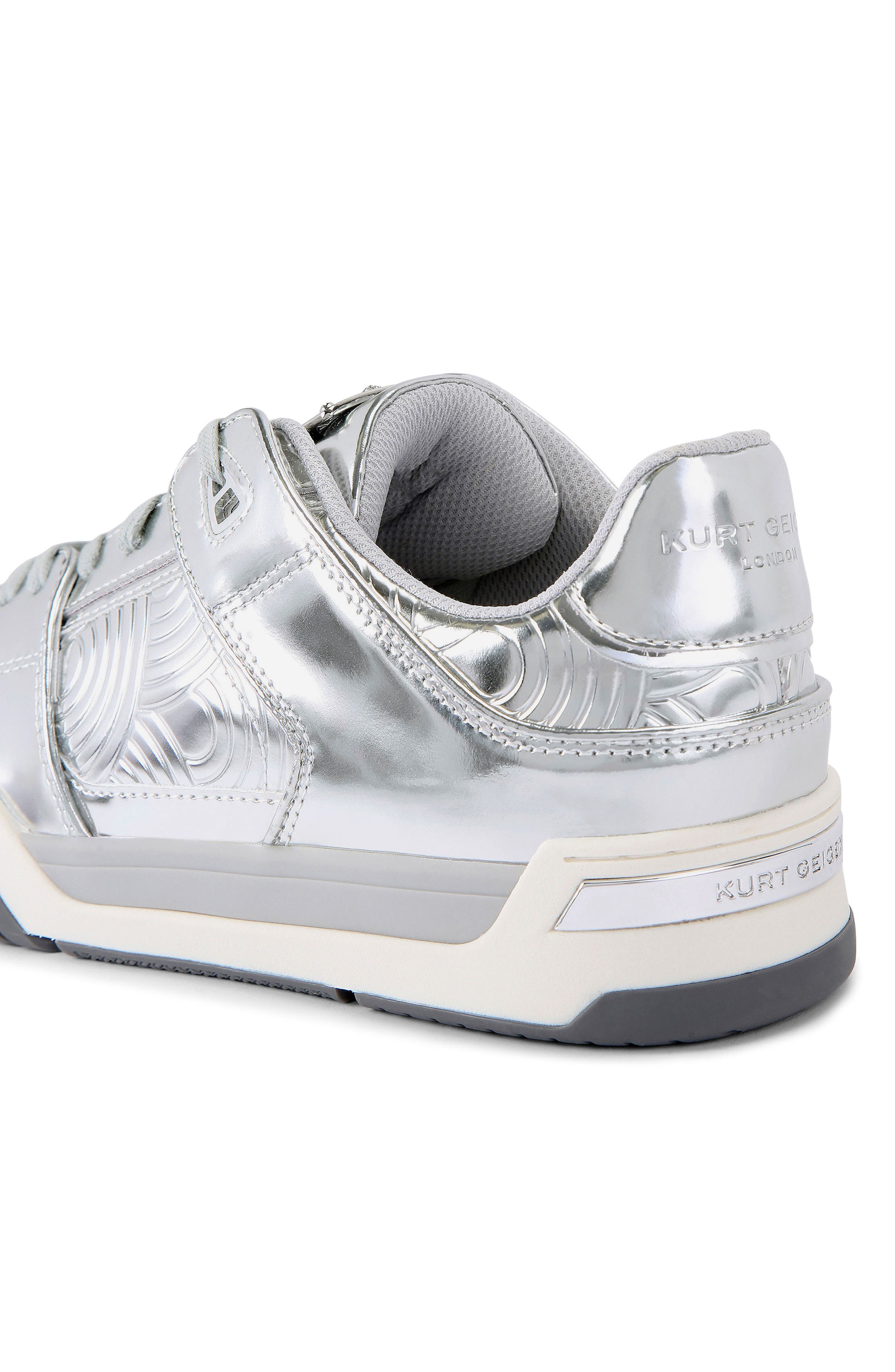 Kurt Geiger London Regan Low Top Sneaker, Alternate, color, Silver