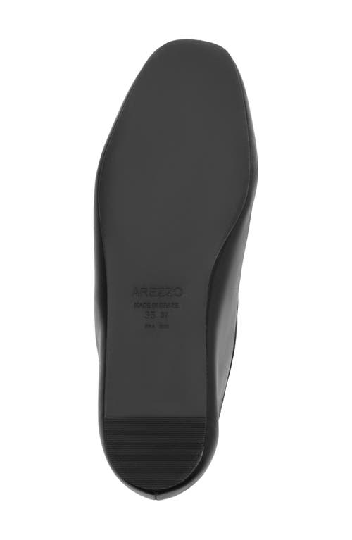 Arezzo Daphne Ballet Flat In Black