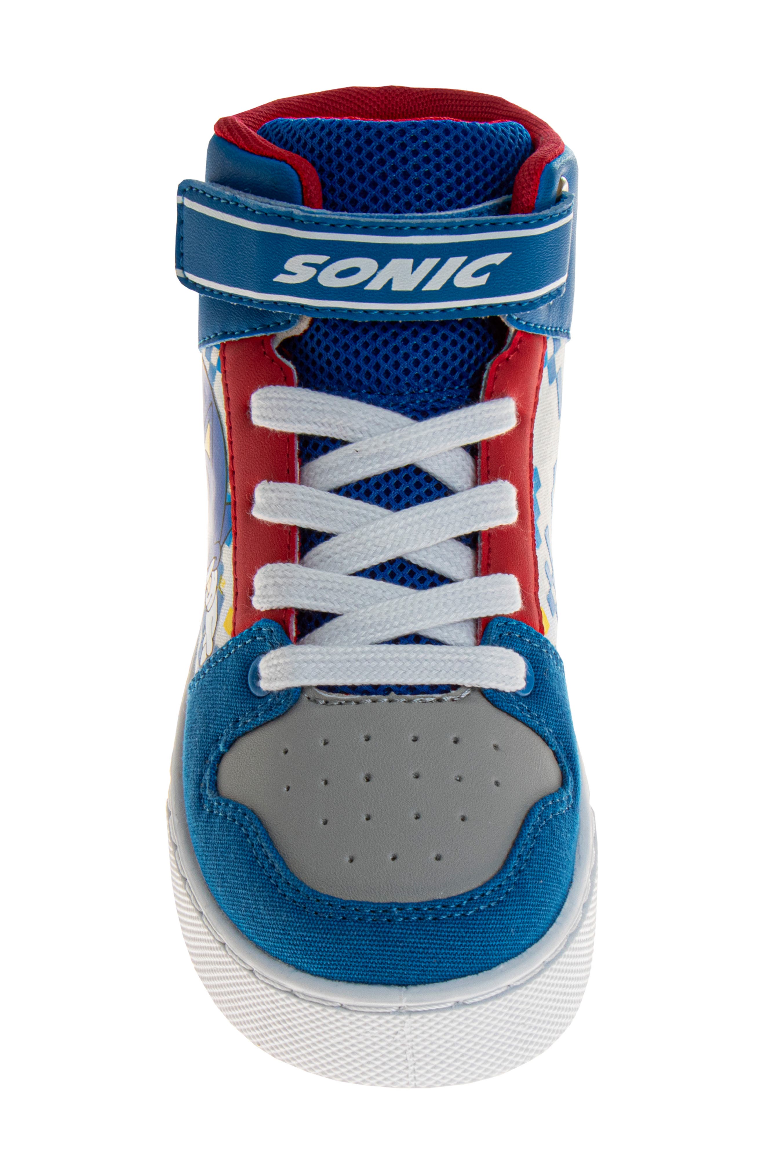JOSMO Kids' Sonic the Hedgehog High Top Sneaker, Alternate, color, 