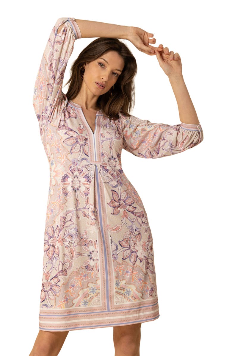 Hale Bob Anne Jersey Midi Dress, Alternate, color, 