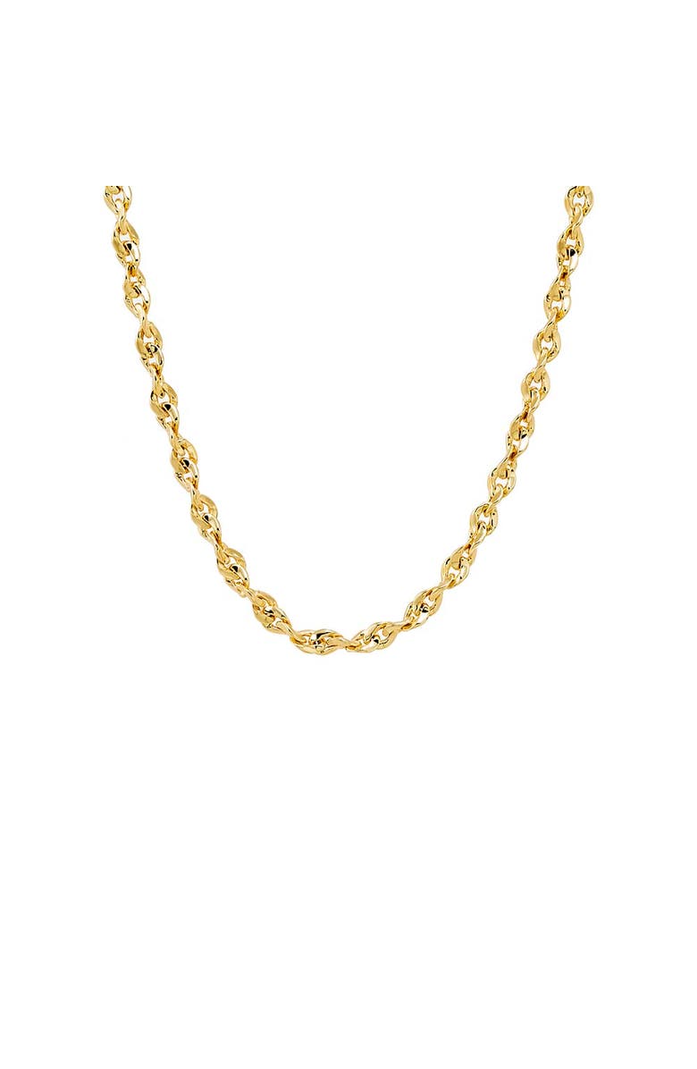 BY ADINA EDEN Solid Thick Link Chain Necklace, Main, color, Gold