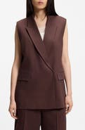 BOSS Jankania Linen Blend Vest