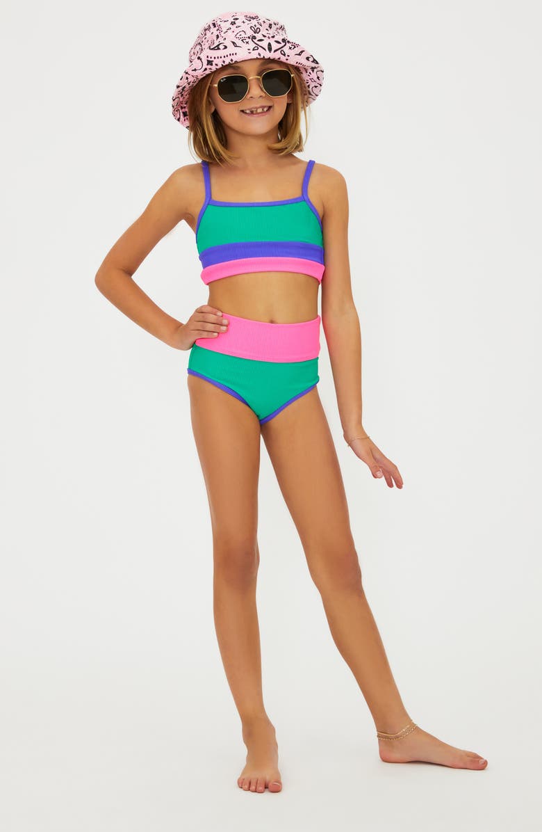 Beach Riot Kids' Little Eva & Emmy Two-Piece Swimsuit, Alternate, color,