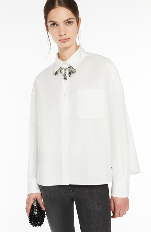 WEEKEND MAX MARA WEEKEND MAX MARA AUREO COTTON BUTTON-UP SHIRT 