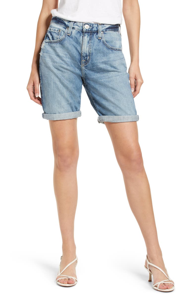 AG Sloane High Waist Denim Shorts, Main, color,