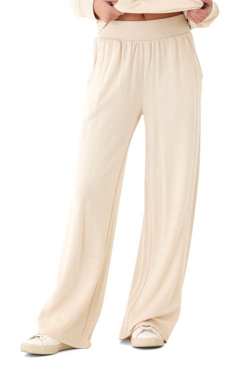 Esmeralda Feather Wide Leg Pants
