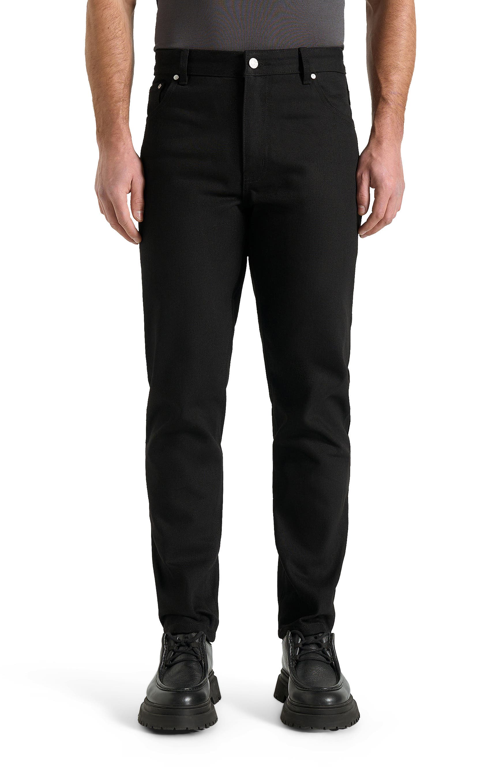 Manière De Voir Relaxed Straight Leg Jeans (Men) | Nordstrom