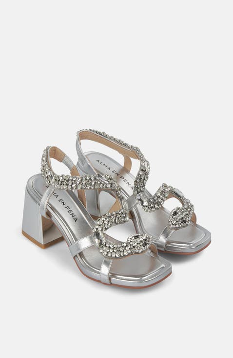 Snake Heel Sandal