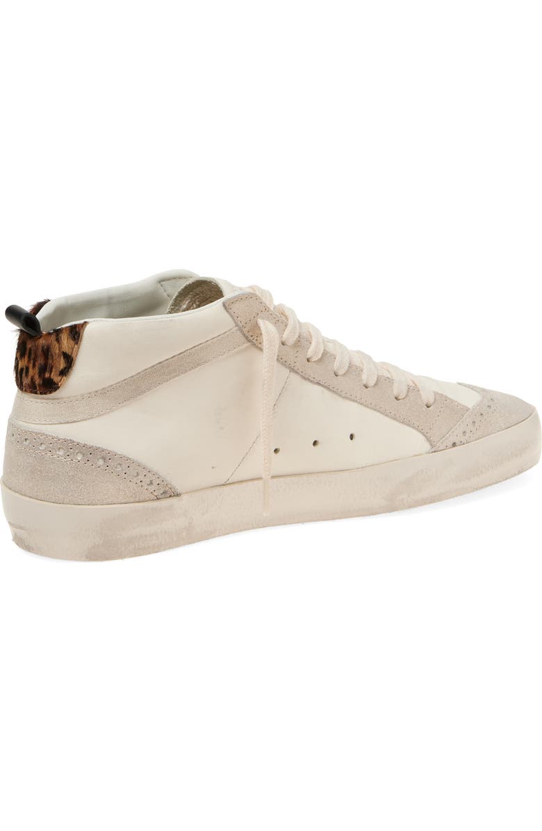 Golden Goose Mid Star Sneaker, Alternate, color, White/ Platinum/ Leo
