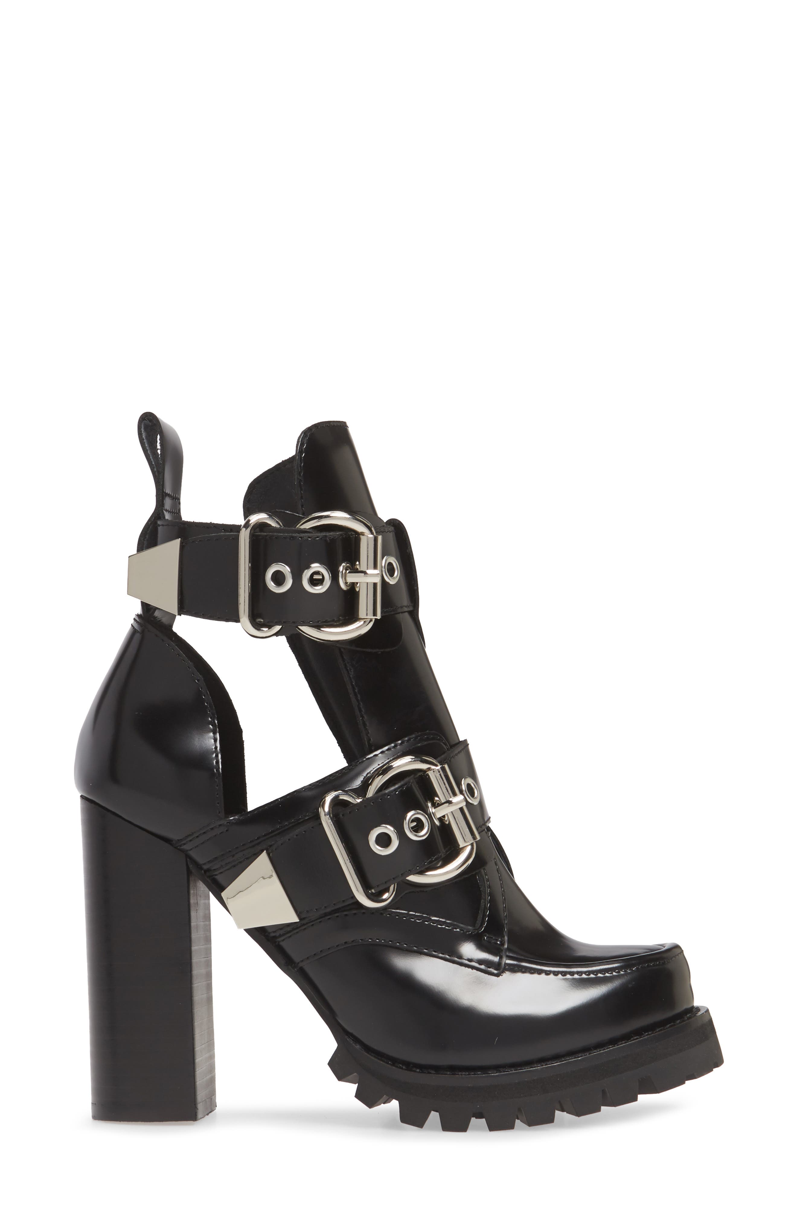 Jeffrey Campbell Craven Buckle Strap Bootie, Alternate, color, 
