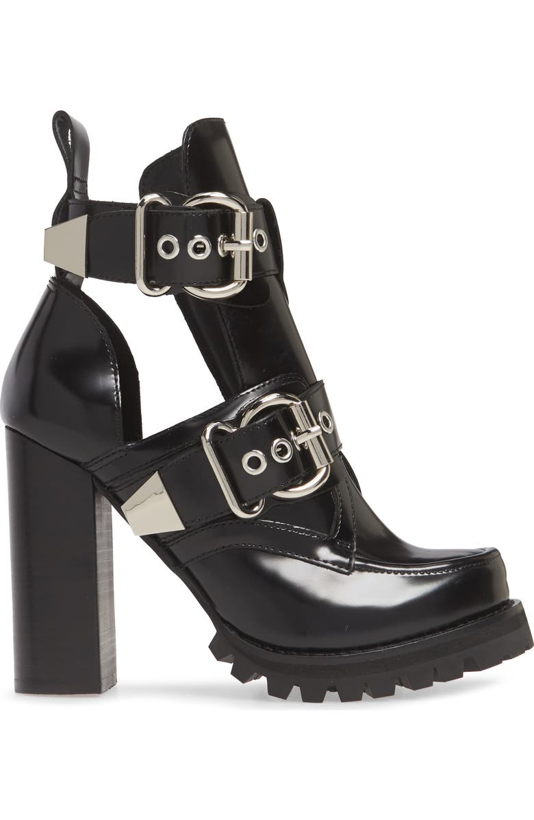 Jeffrey Campbell Craven Buckle Strap Bootie, Alternate, color,