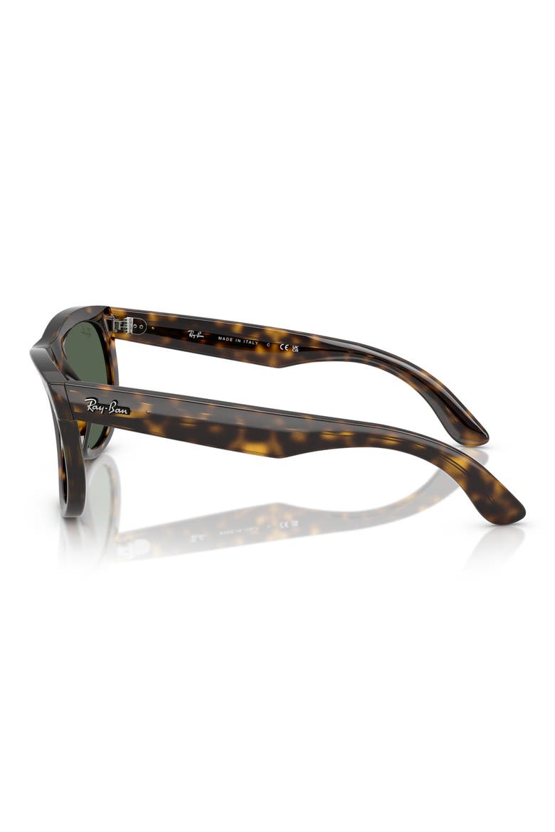 Wayfarer Reverse 50mm Square Sunglasses, Alternate, color, DK HAVANA